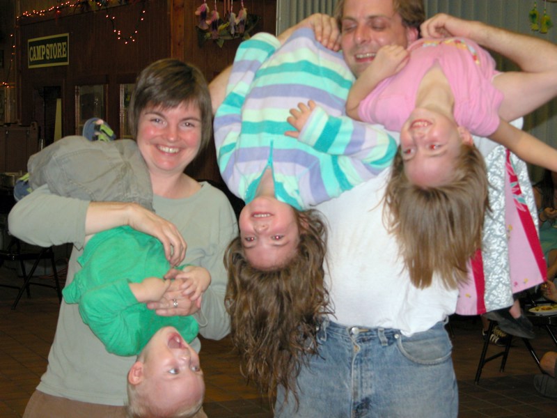 Director's Grandkids which way is up?